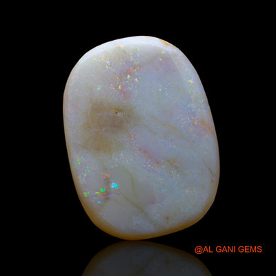 22.40 Cts Natural Australian Fire Opal Loose Gemstone Oval Cabochon 28x21x4 mm AB-791