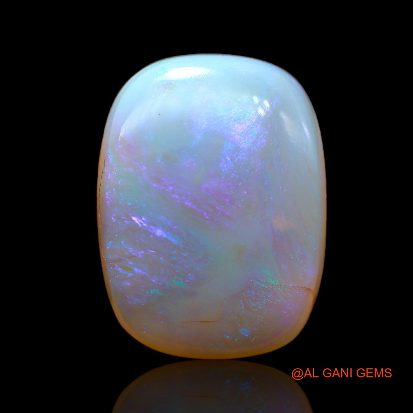 12.95 Cts Natural Australian Fire Opal Fancy Cabochon Loose Gemstone For Jewelry 18x14x6 mm AB-793