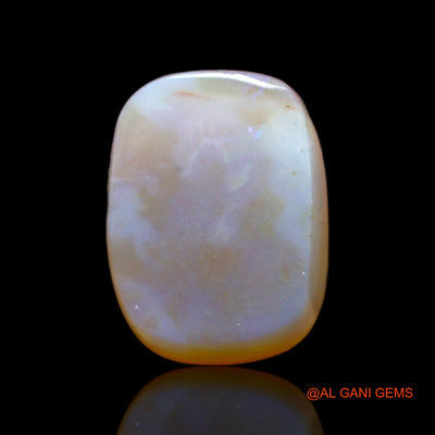 12.95 Cts Natural Australian Fire Opal Fancy Cabochon Loose Gemstone For Jewelry 18x14x6 mm AB-793