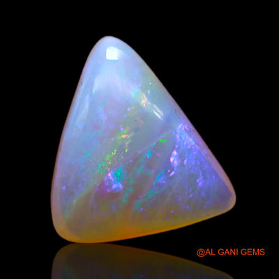 2.40 Cts Unheated Australian Fire Opal Loose Gemstone Trillion Cabochon Natural 11x10x4 mm AB-794