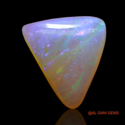 2.40 Cts Unheated Australian Fire Opal Loose Gemstone Trillion Cabochon Natural 11x10x4 mm AB-794