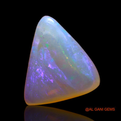 2.40 Cts Unheated Australian Fire Opal Loose Gemstone Trillion Cabochon Natural 11x10x4 mm AB-794