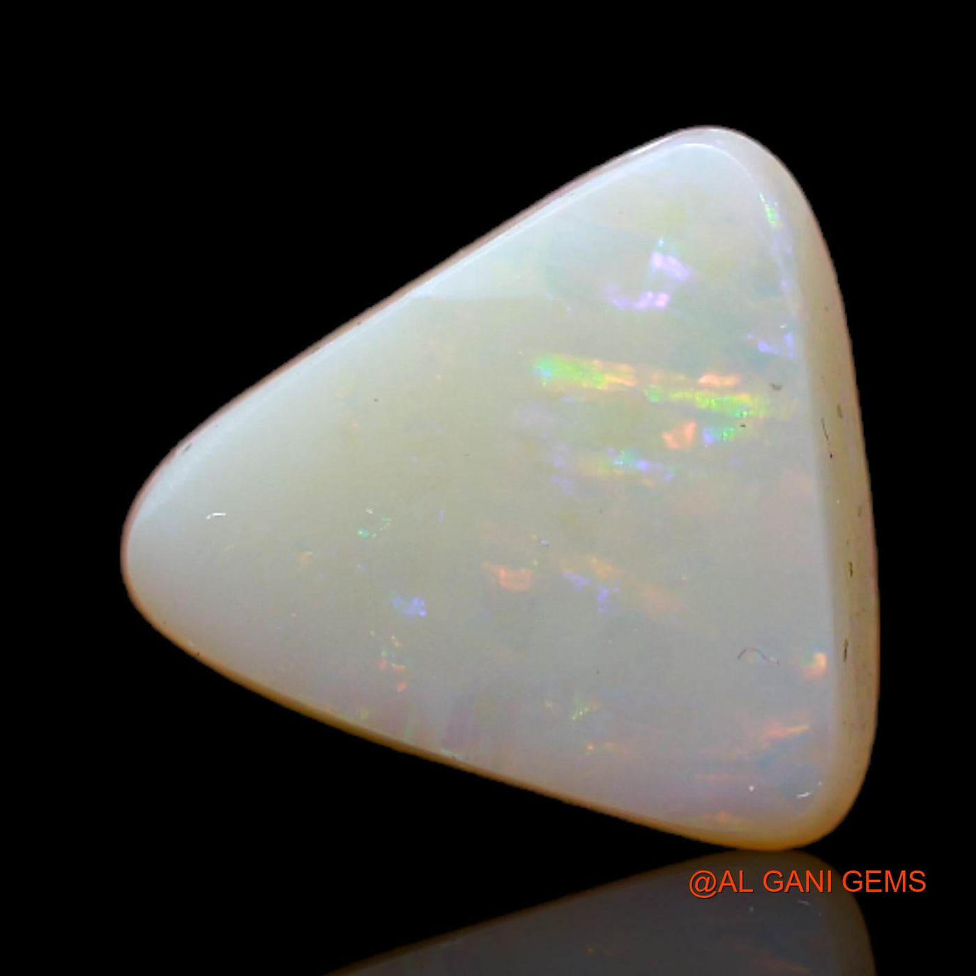 3.05 Cts Natural Australian Fire Opal Trillion Cabochon Loose Gemstone For Jewelry 10x10x4 mm AB-796