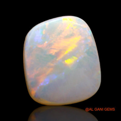 Natural Fire Opal Gemstone 2.10 Cts Loose Fancy Cabochon From Australia 10x9x2 mm AB-797