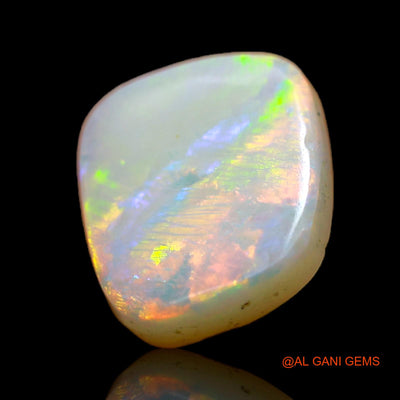Natural Fire Opal Gemstone 2.10 Cts Loose Fancy Cabochon From Australia 10x9x2 mm AB-797
