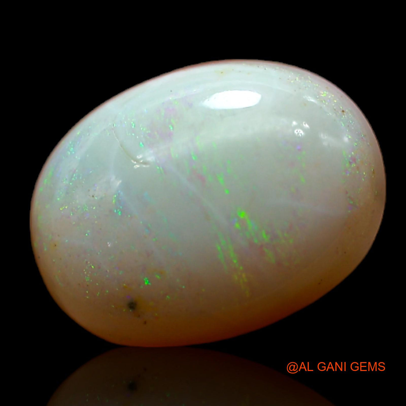 2.55 Cts Natural Australian Fire Opal Loose Gemstone Oval Cabochon 11x8x4 mm AB-800