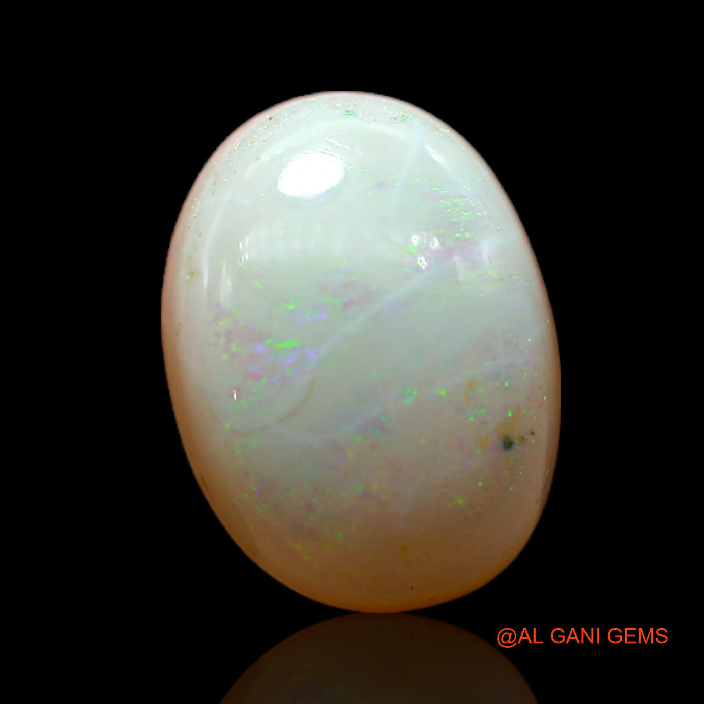 2.55 Cts Natural Australian Fire Opal Loose Gemstone Oval Cabochon 11x8x4 mm AB-800