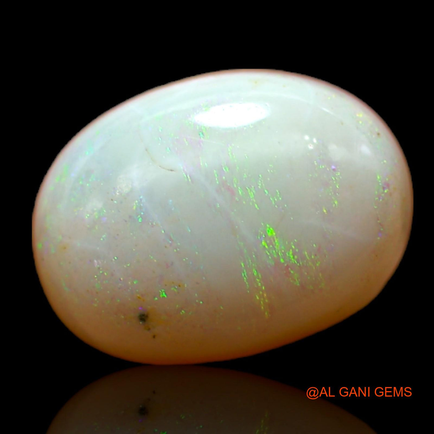 2.55 Cts Natural Australian Fire Opal Loose Gemstone Oval Cabochon 11x8x4 mm AB-800
