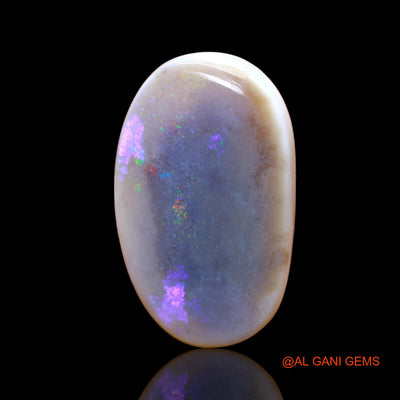11.00 Cts Natural Australian Fire Opal Loose Gemstone Fancy Cabochon 25x15x4 mm AB-801