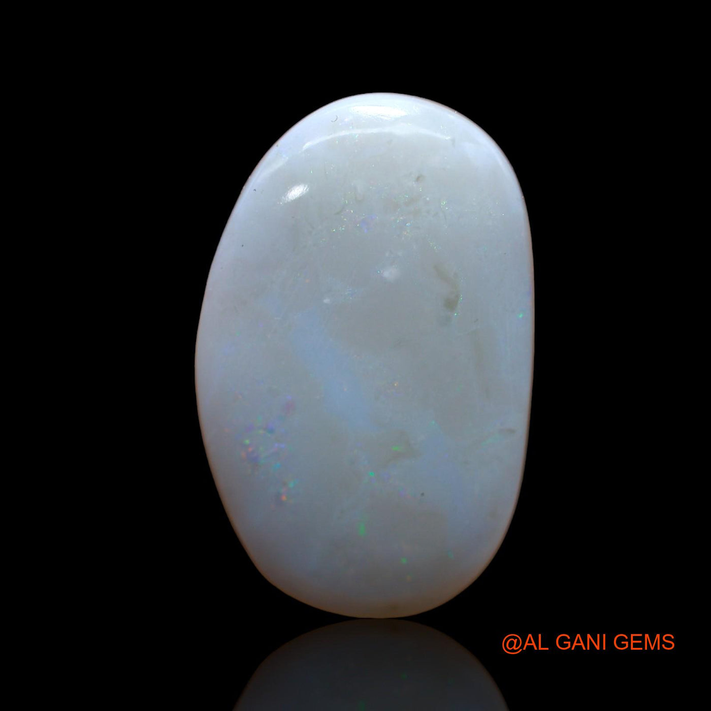 11.00 Cts Natural Australian Fire Opal Loose Gemstone Fancy Cabochon 25x15x4 mm AB-801
