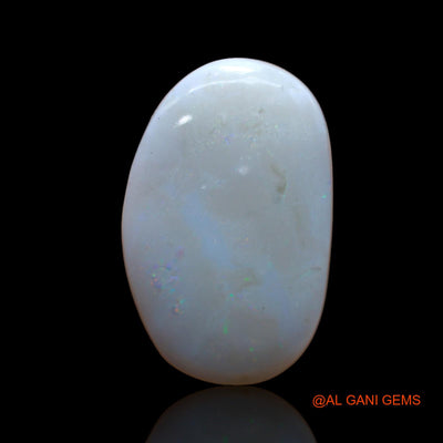 11.00 Cts Natural Australian Fire Opal Loose Gemstone Fancy Cabochon 25x15x4 mm AB-801