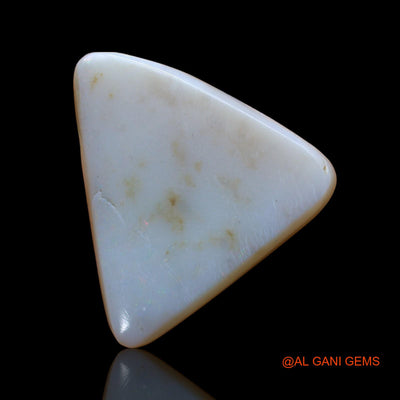 9.00 Cts Natural Australian Fire Opal Loose Gemstone Trillion Cabochon 22x21x3 mm AB-802