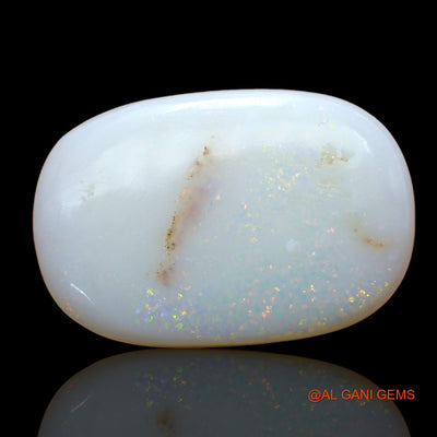 11.00 Cts Natural Australian Fire Opal Loose Gemstone Oval Cabochon 21x14x4 mm AB-805
