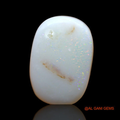 11.00 Cts Natural Australian Fire Opal Loose Gemstone Oval Cabochon 21x14x4 mm AB-805