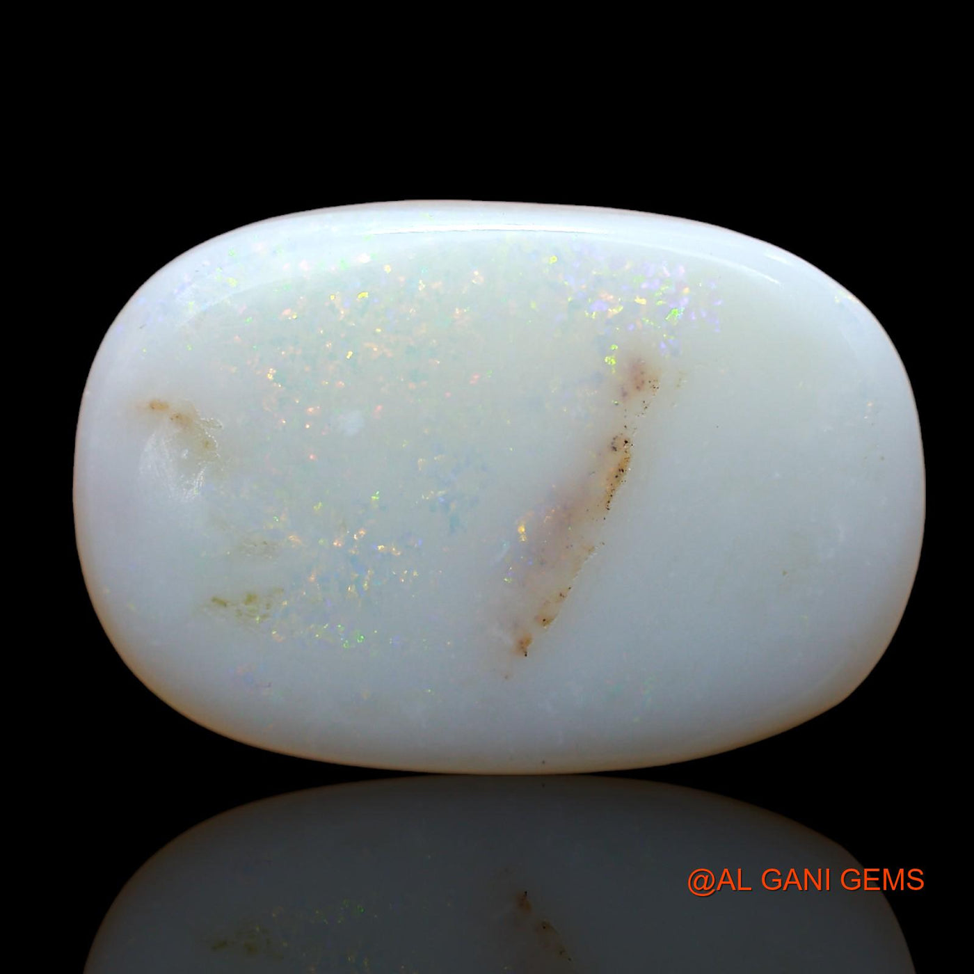 11.00 Cts Natural Australian Fire Opal Loose Gemstone Oval Cabochon 21x14x4 mm AB-805