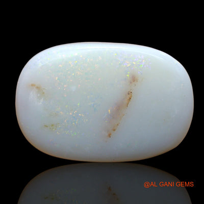 11.00 Cts Natural Australian Fire Opal Loose Gemstone Oval Cabochon 21x14x4 mm AB-805