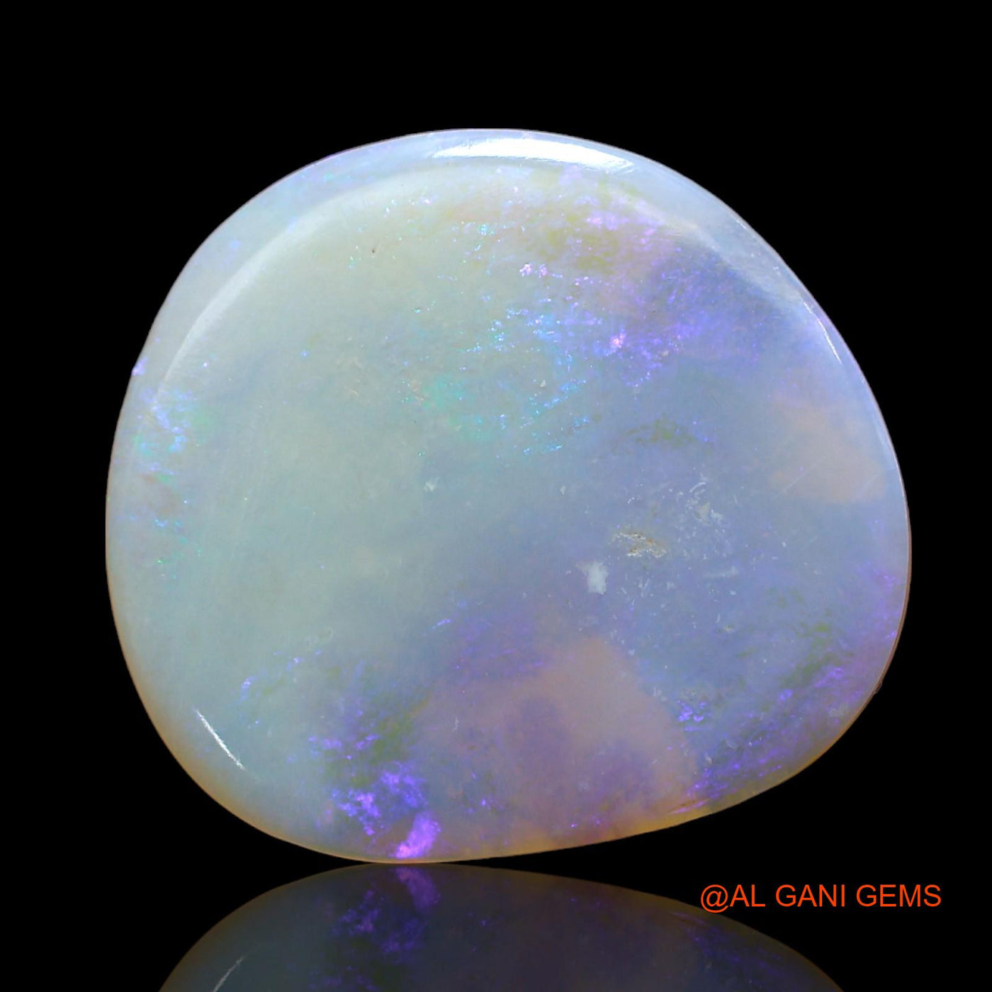 7.00 Cts Unheated Australian Fire Opal Loose Gemstone Fancy Cabochon Natural 20x18x2 mm AB-807