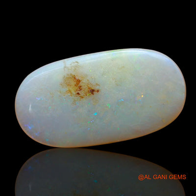 7.00 Cts Natural Australian Fire Opal Loose Gemstone Oval Cabochon 23x12x3 mm AB-808