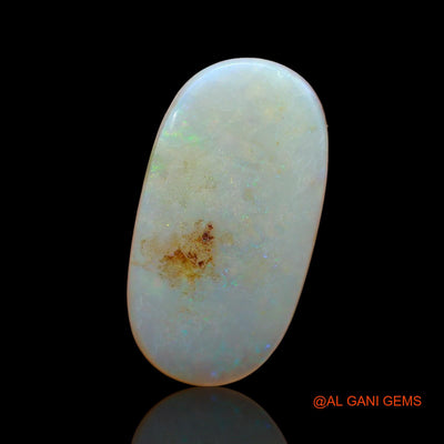 7.00 Cts Natural Australian Fire Opal Loose Gemstone Oval Cabochon 23x12x3 mm AB-808