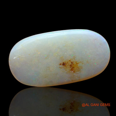 7.00 Cts Natural Australian Fire Opal Loose Gemstone Oval Cabochon 23x12x3 mm AB-808