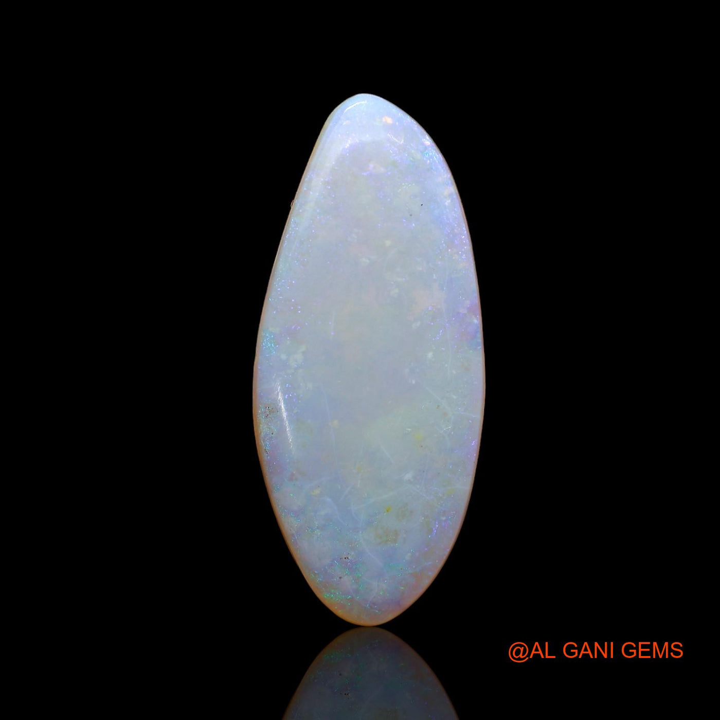 7.00 Cts Natural Australian Fire Opal Fancy Cabochon Loose Gemstone For Jewelry 26x11x4 mm AB-809