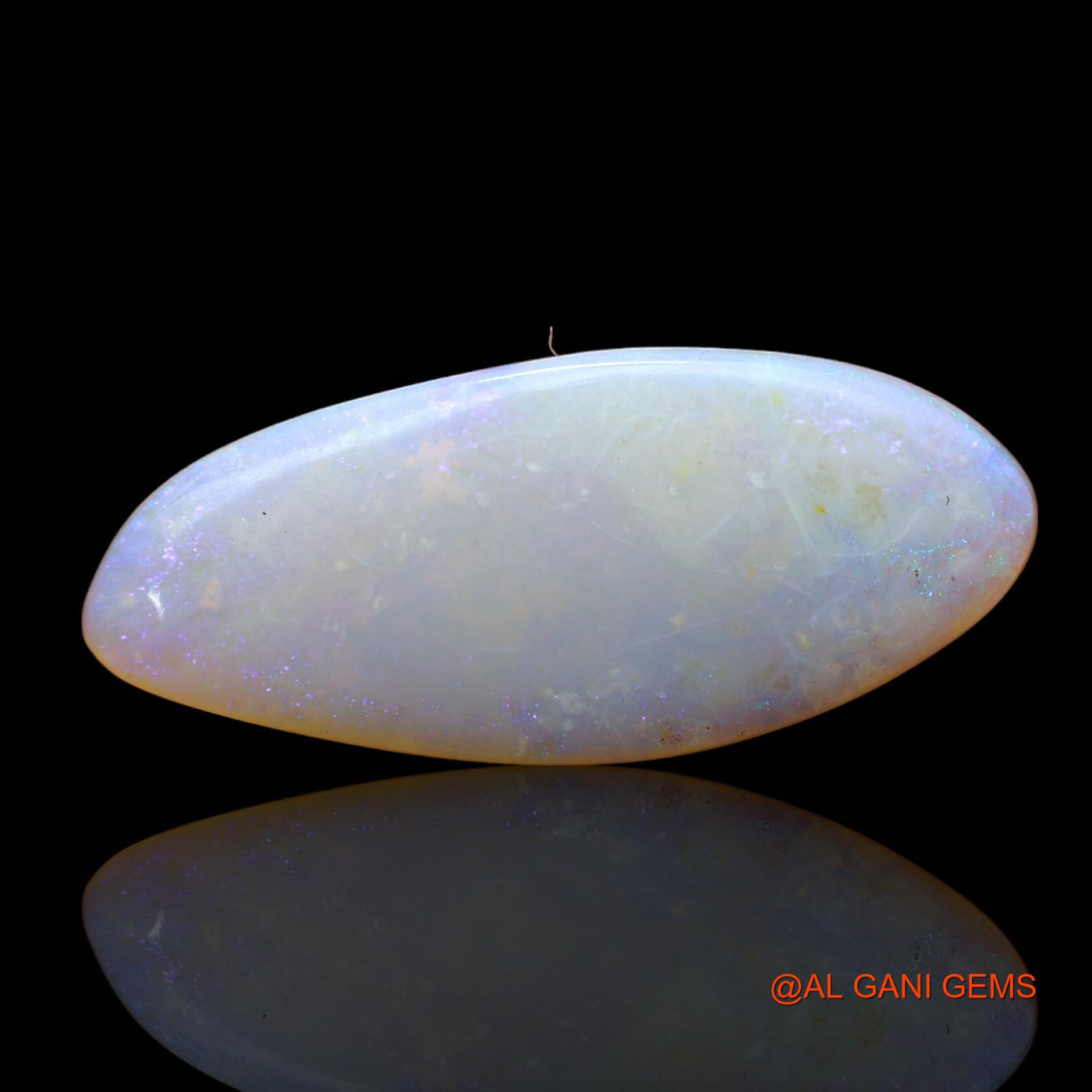 7.00 Cts Natural Australian Fire Opal Fancy Cabochon Loose Gemstone For Jewelry 26x11x4 mm AB-809