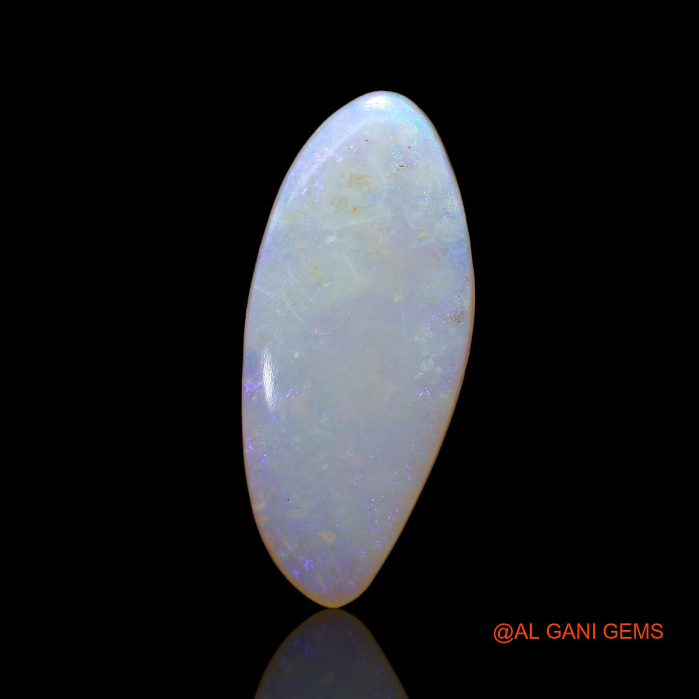 7.00 Cts Natural Australian Fire Opal Fancy Cabochon Loose Gemstone For Jewelry 26x11x4 mm AB-809
