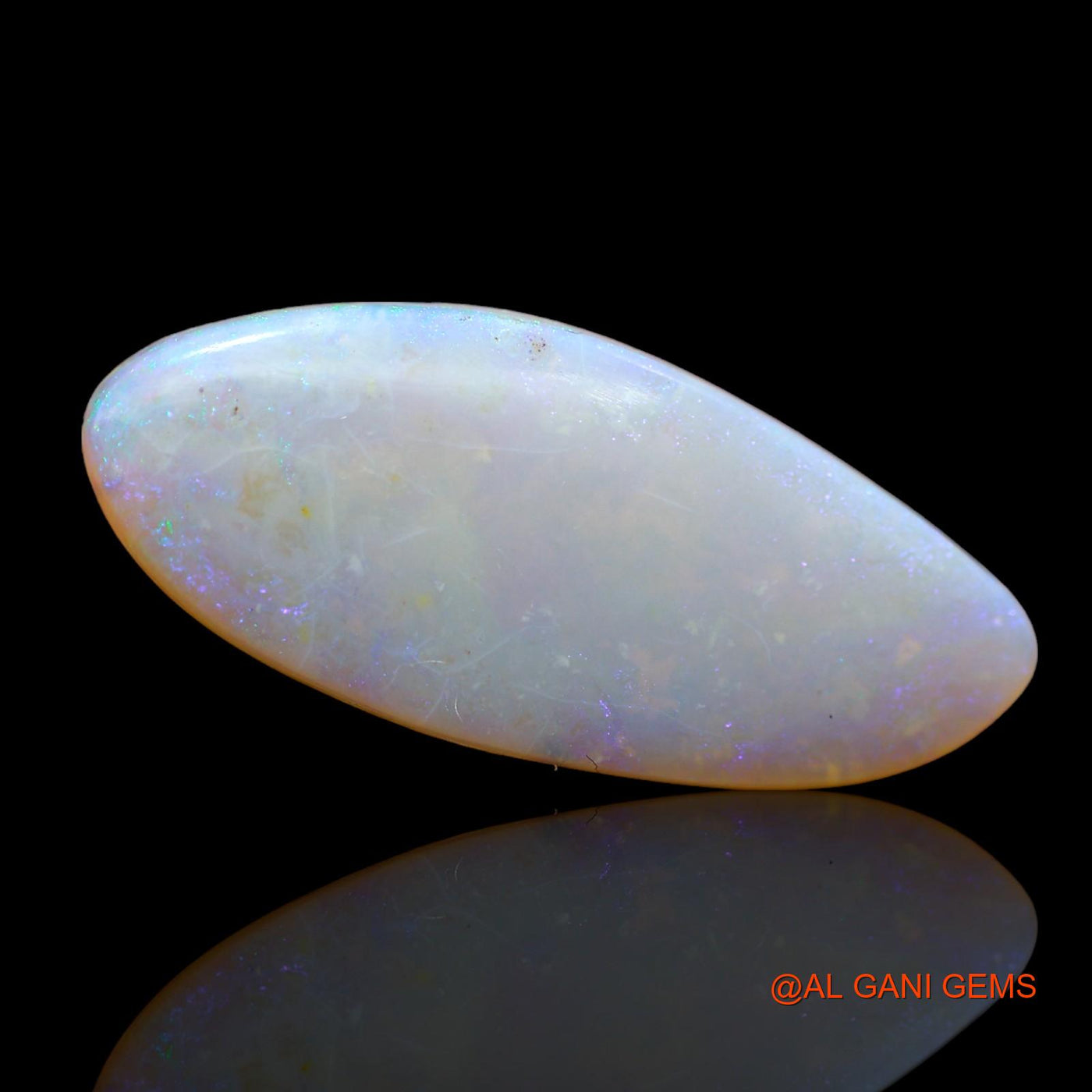 7.00 Cts Natural Australian Fire Opal Fancy Cabochon Loose Gemstone For Jewelry 26x11x4 mm AB-809