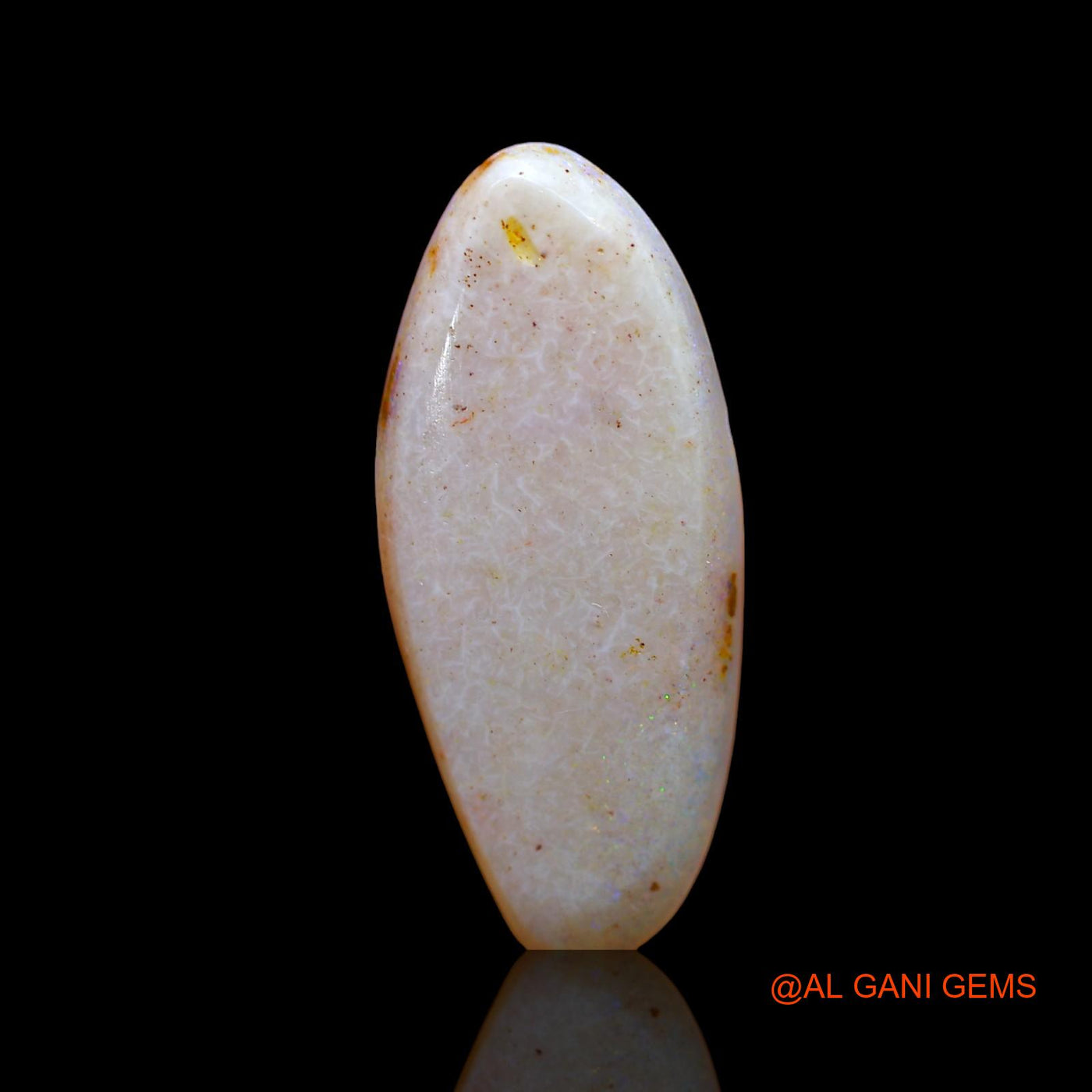 7.00 Cts Natural Australian Fire Opal Fancy Cabochon Loose Gemstone For Jewelry 26x11x4 mm AB-809