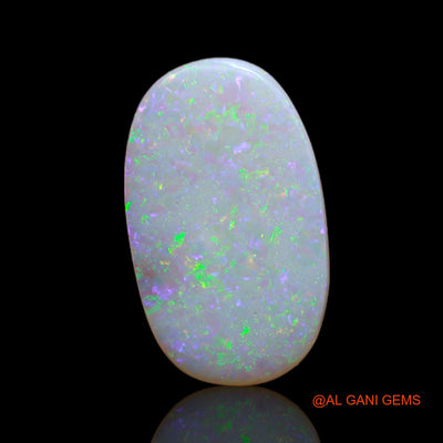 3.20 Cts Natural Australian Fire Opal Loose Gemstone Oval Cabochon 17x10x1 mm AB-80