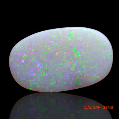 3.20 Cts Natural Australian Fire Opal Loose Gemstone Oval Cabochon 17x10x1 mm AB-80
