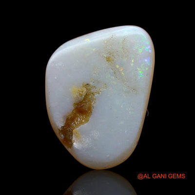8.00 Cts Natural Australian Fire Opal Loose Gemstone Fancy Cabochon 21x15x4 mm AB-810