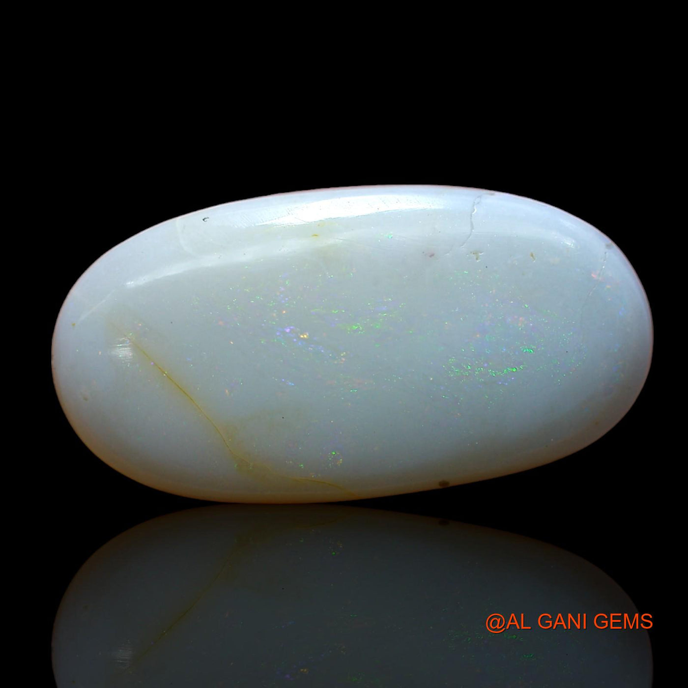 9.00 Cts Unheated Australian Fire Opal Loose Gemstone Oval Cabochon Natural 23x11x4 mm AB-811