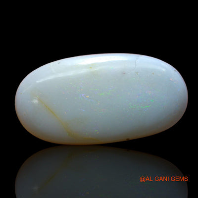 9.00 Cts Unheated Australian Fire Opal Loose Gemstone Oval Cabochon Natural 23x11x4 mm AB-811