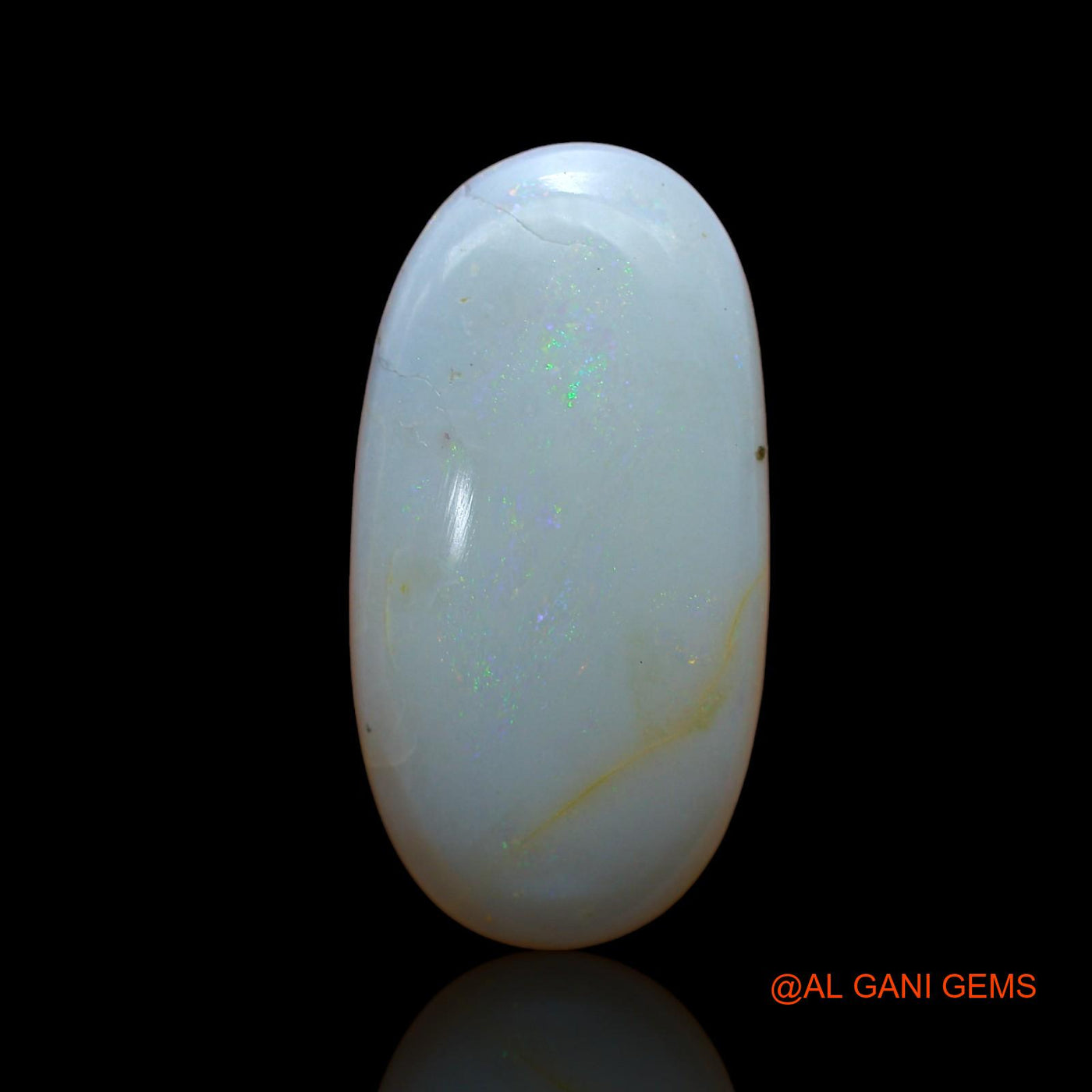 9.00 Cts Unheated Australian Fire Opal Loose Gemstone Oval Cabochon Natural 23x11x4 mm AB-811