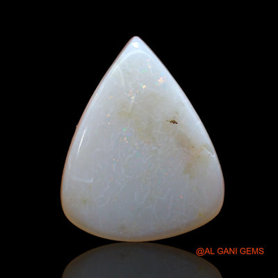 Natural Fire Opal Gemstone 7.00 Cts Loose Pear Cabochon From Australia 20x16x3 mm AB-812