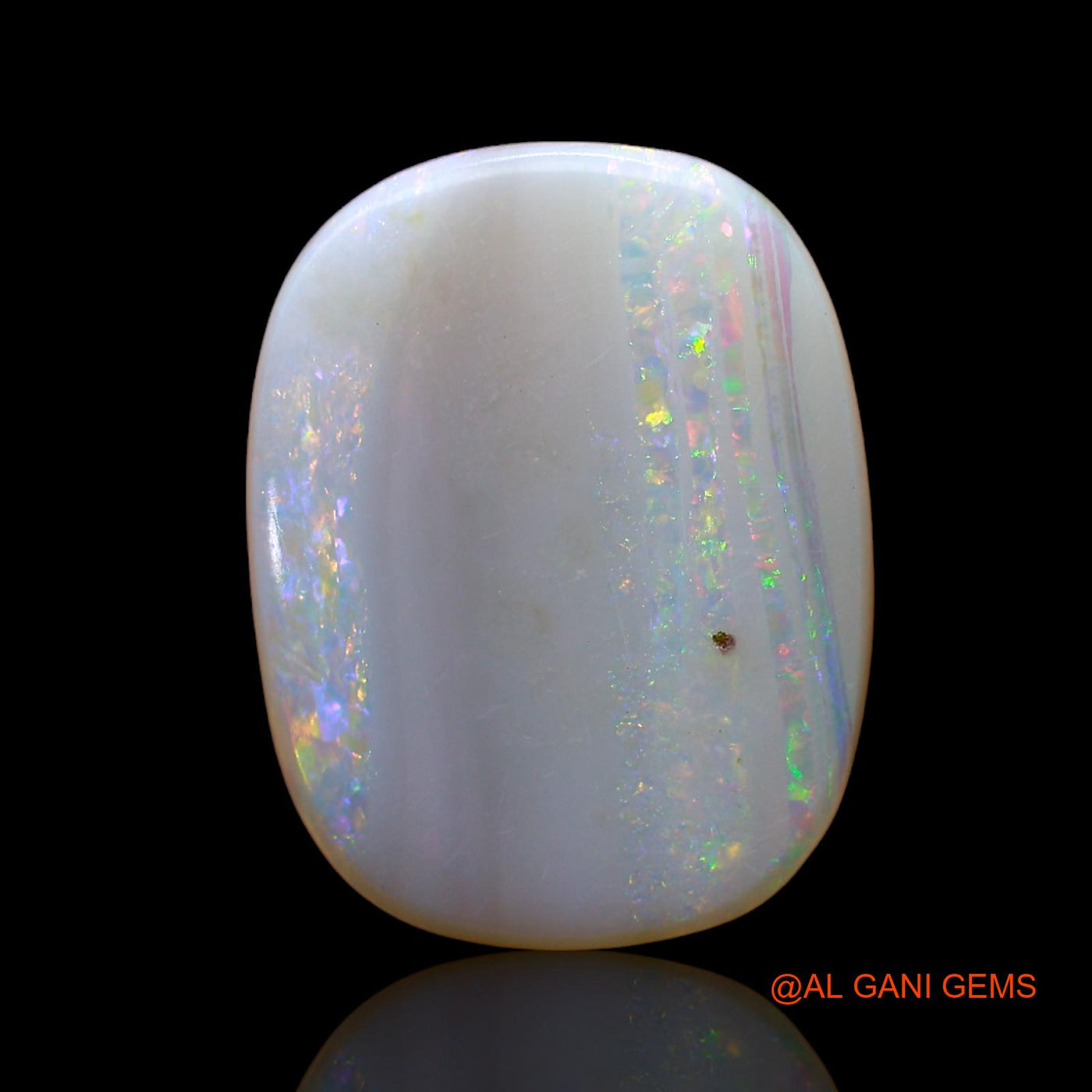 6.00 Cts Natural Australian Fire Opal Loose Gemstone Oval Cabochon 19x14x3 mm AB-814