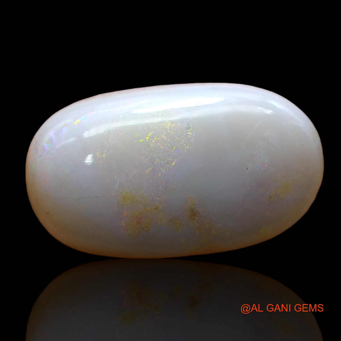 9.00 Cts Natural Australian Fire Opal Loose Gemstone Oval Cabochon 21x12x5 mm AB-815