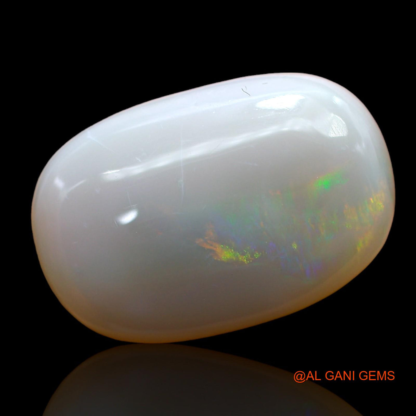 Natural Untreated Fire Opal Loose Gemstone Oval Cabochon From Australia 12.00 Cts 20x13x6 mm AB-816
