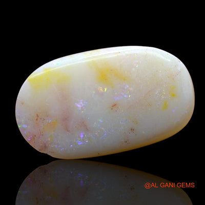 Natural Fire Opal Gemstone 9.00 Cts Loose Oval Cabochon From Australia 20x12x5 mm AB-818