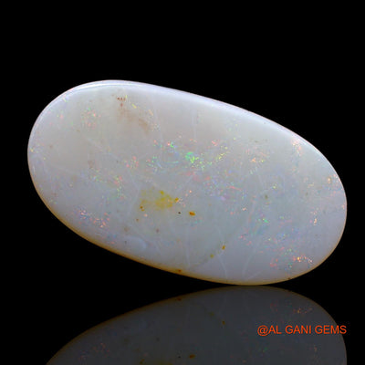 5.00 Cts Unheated Australian Fire Opal Loose Gemstone Oval Cabochon Natural 22x12x2 mm AB-819
