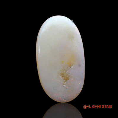 5.00 Cts Unheated Australian Fire Opal Loose Gemstone Oval Cabochon Natural 22x12x2 mm AB-819