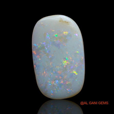 Natural Untreated Fire Opal Loose Gemstone Oval Cabochon From Australia 6.15 Cts 19x12x3 mm AB-81