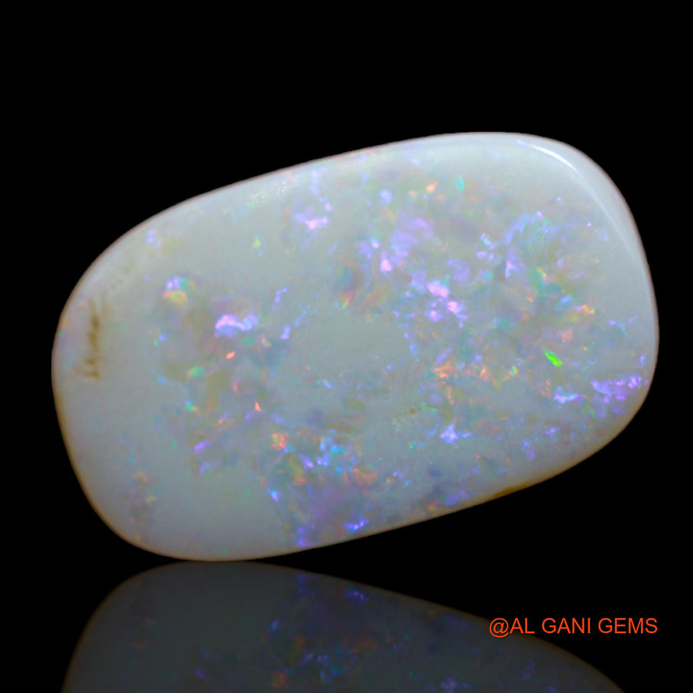 Natural Untreated Fire Opal Loose Gemstone Oval Cabochon From Australia 6.15 Cts 19x12x3 mm AB-81
