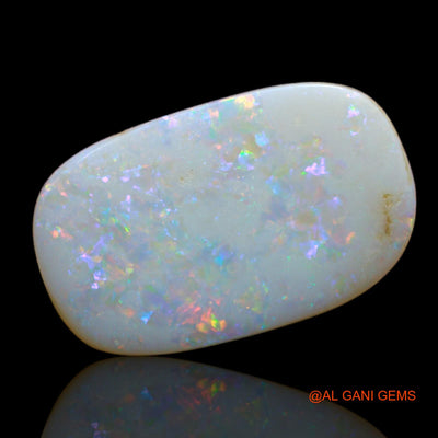 Natural Untreated Fire Opal Loose Gemstone Oval Cabochon From Australia 6.15 Cts 19x12x3 mm AB-81