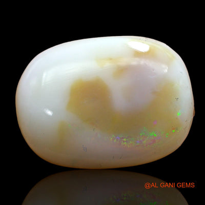 Natural Fire Opal Gemstone 8.00 Cts Loose Oval Cabochon From Australia 18x13x4 mm AB-821