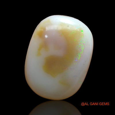 Natural Fire Opal Gemstone 8.00 Cts Loose Oval Cabochon From Australia 18x13x4 mm AB-821