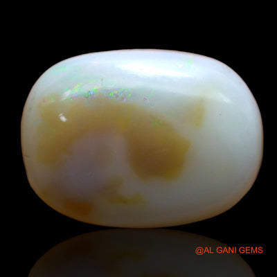 Natural Fire Opal Gemstone 8.00 Cts Loose Oval Cabochon From Australia 18x13x4 mm AB-821