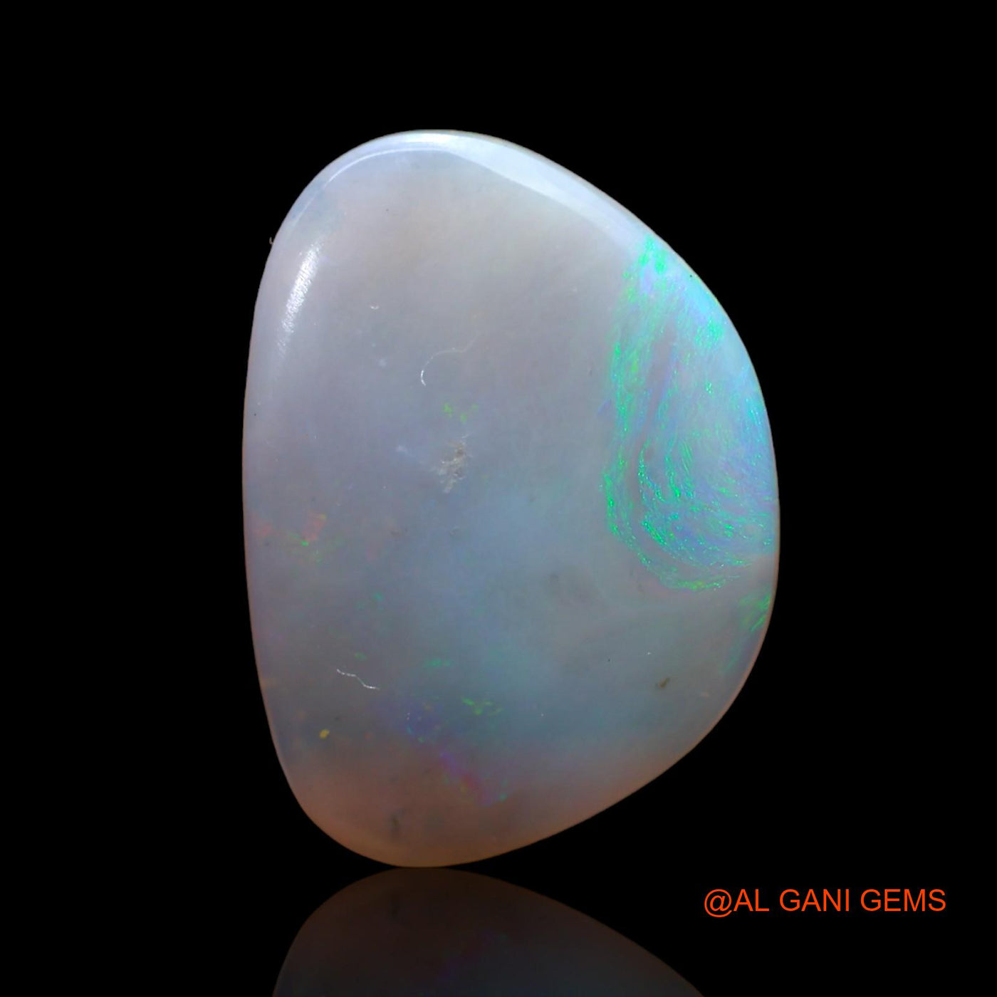 Natural Fire Opal Gemstone 5.00 Cts Loose Fancy Cabochon From Australia 19x14x2 mm AB-822