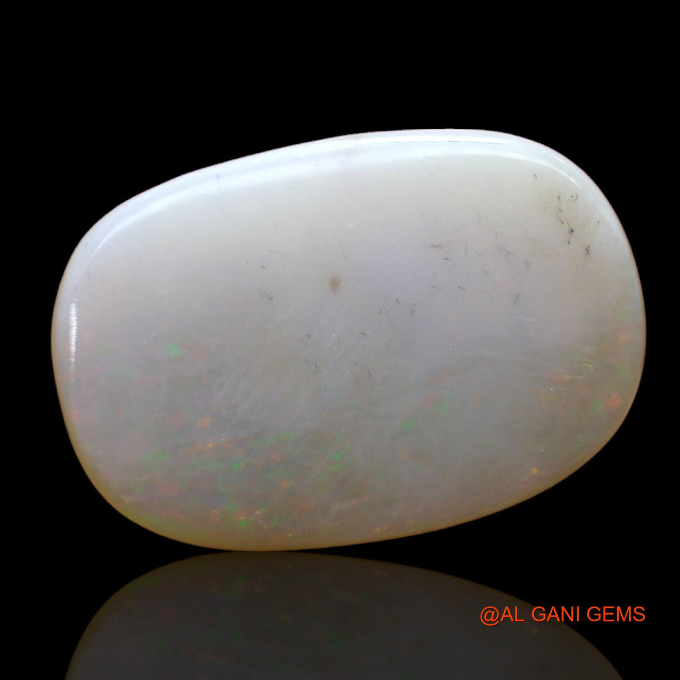 Natural Fire Opal Gemstone 5.00 Cts Loose Oval Cabochon From Australia 19x13x2 mm AB-823